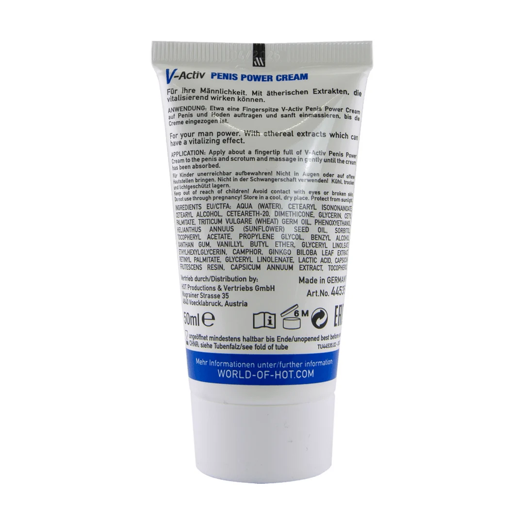 HOT V Activ Penis Power Cream 50 ml - immagine 2