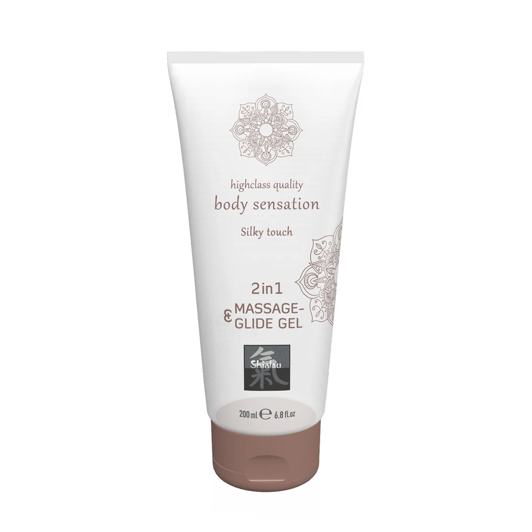 Massage olie en glijmiddel in 1 – Silky Touch 2-in-1 massage & glide gel, fluweelzacht en niet‑plakkerig – 7 fl oz / 200 ml - Afbeelding 2