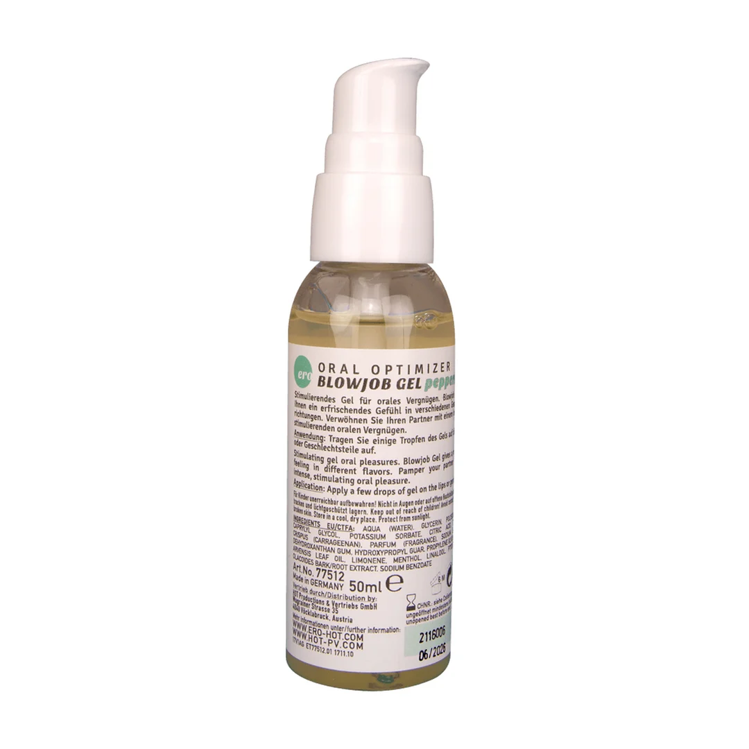 HOT Oral Optimizer Deepthroat Gel met muntsmaak