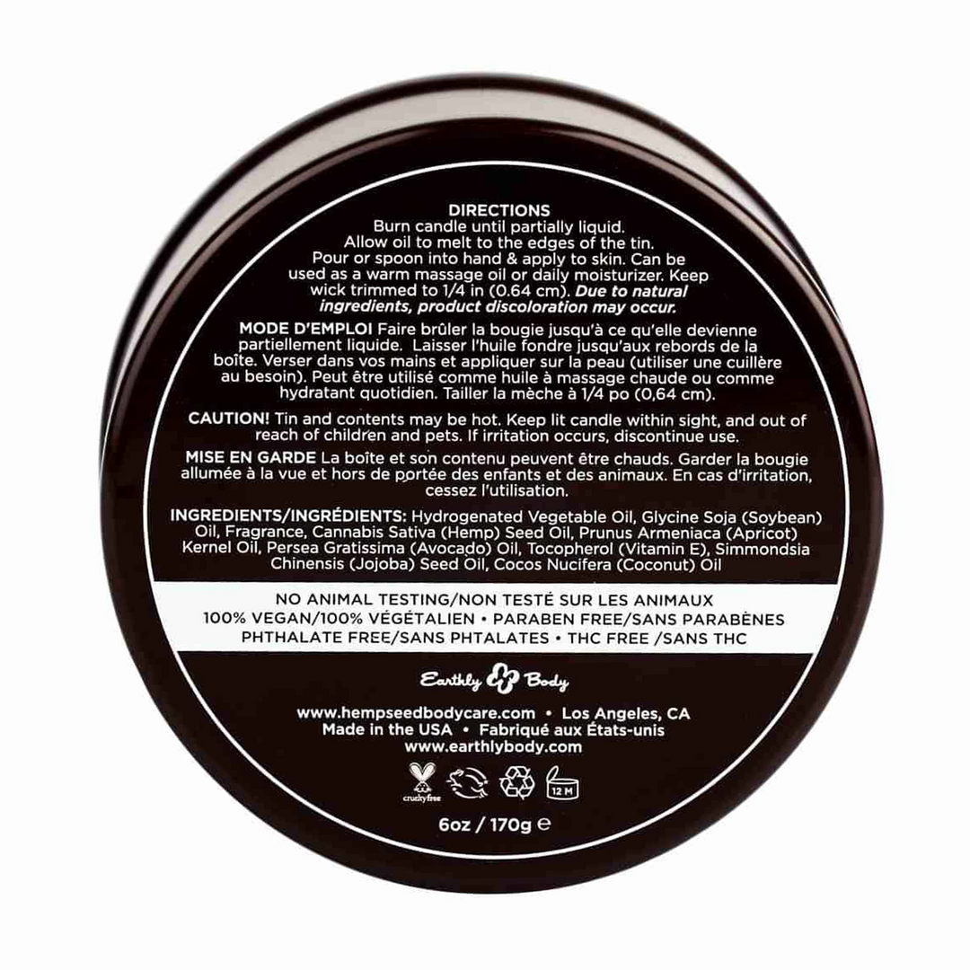 HSC068-5 Massagekaars – 3-in-1 smelt tot massageolie – Guave & bramen – 6 oz / 170 gr - Afbeelding 1