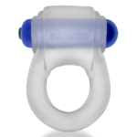Vibrerende cockring met comfortabele pasvorm – Reverb Vibe Ring - Helder IJs / Blauw - Afbeelding 5