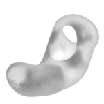 Vibrerende cockring met taint vibe – Helder IJs - Afbeelding 3