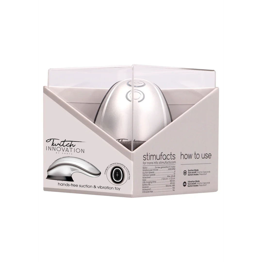 Clitoris vibrator met handsfree ontwerp – Tester Innovation by Shots - Afbeelding 18