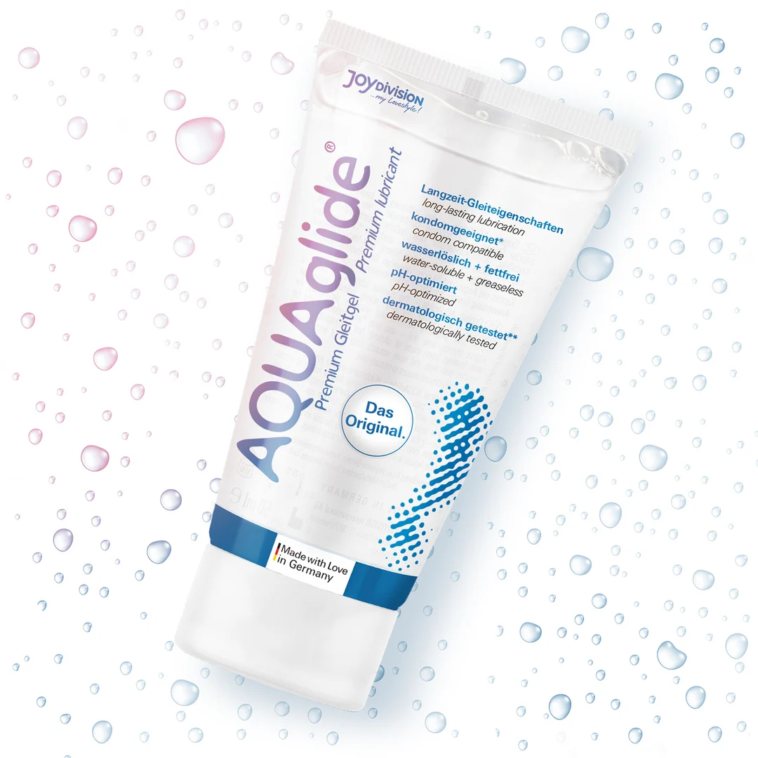 Glijmiddel op waterbasis – AQUAglide Neutral, medisch glijmiddel – ongeparfumeerd, geen smaak – 50 ml – Joydivision - Afbeelding 1
