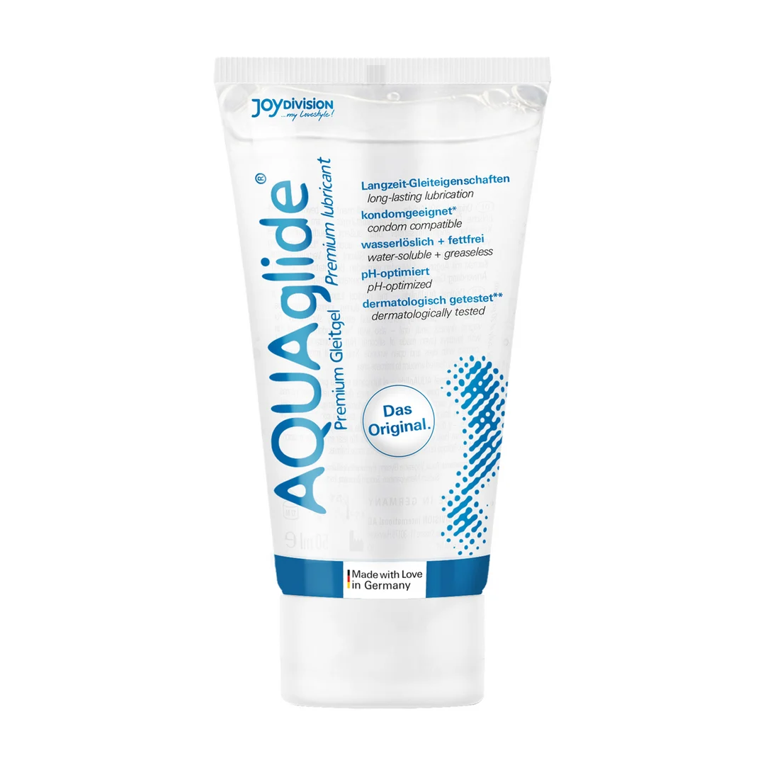 Glijmiddel op waterbasis – AQUAglide Neutral, medisch glijmiddel – ongeparfumeerd, geen smaak – 50 ml – Joydivision - Afbeelding 2