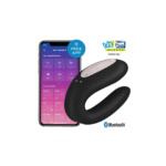 Duo vibrator met comfortabele pasvorm – Double Joy - Partner Vibrator - Violet - Afbeelding 11