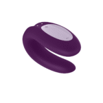 Duo vibrator met comfortabele pasvorm – Double Joy - Partner Vibrator - Violet - Afbeelding 6