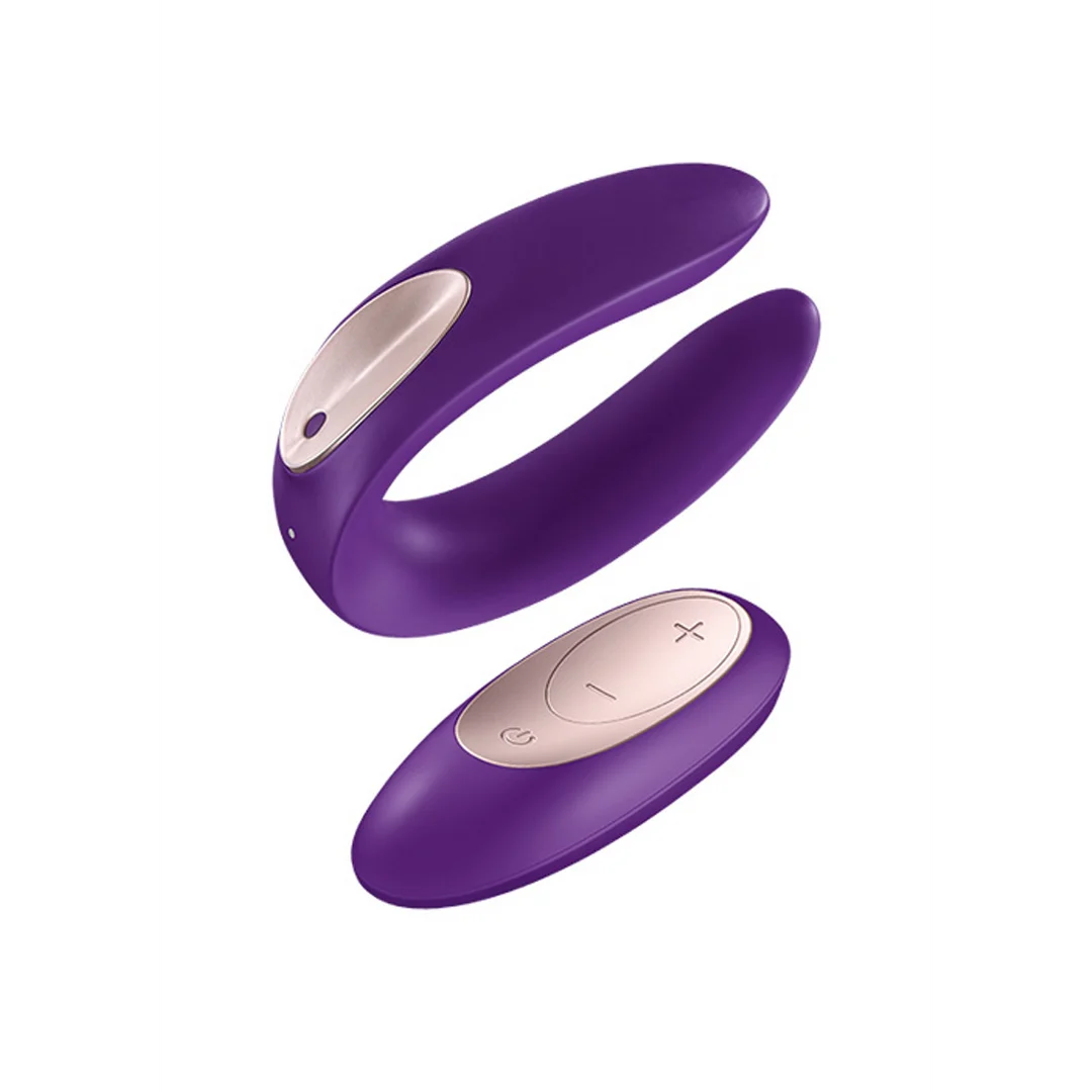 Duo vibrator met afstandsbediening – Double Plus - Remote Partner Vibrator - Paars - Afbeelding 6