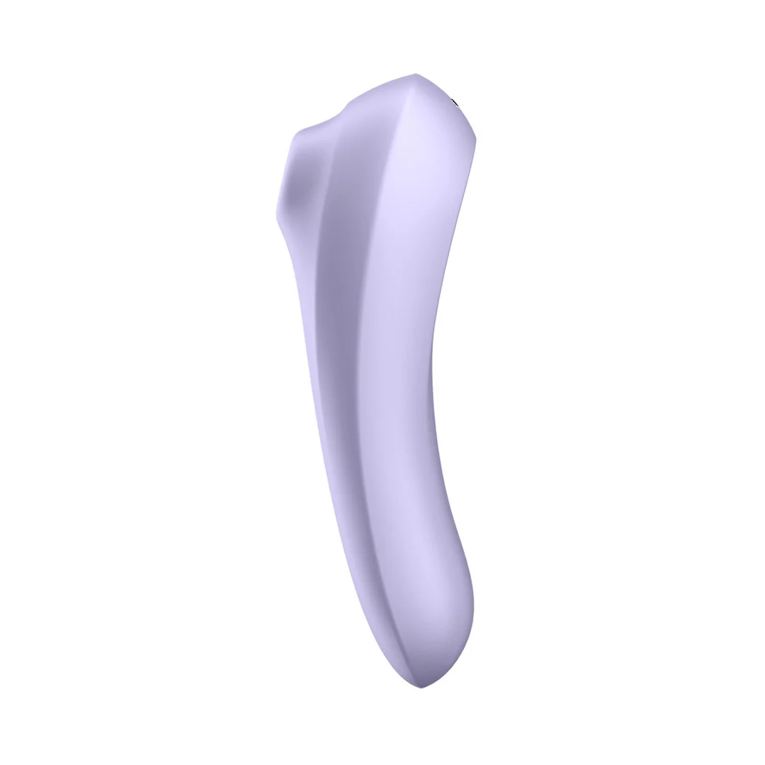 Satisfyer Duo vibrator met gebogen ontwerp – Mauve - Afbeelding 2