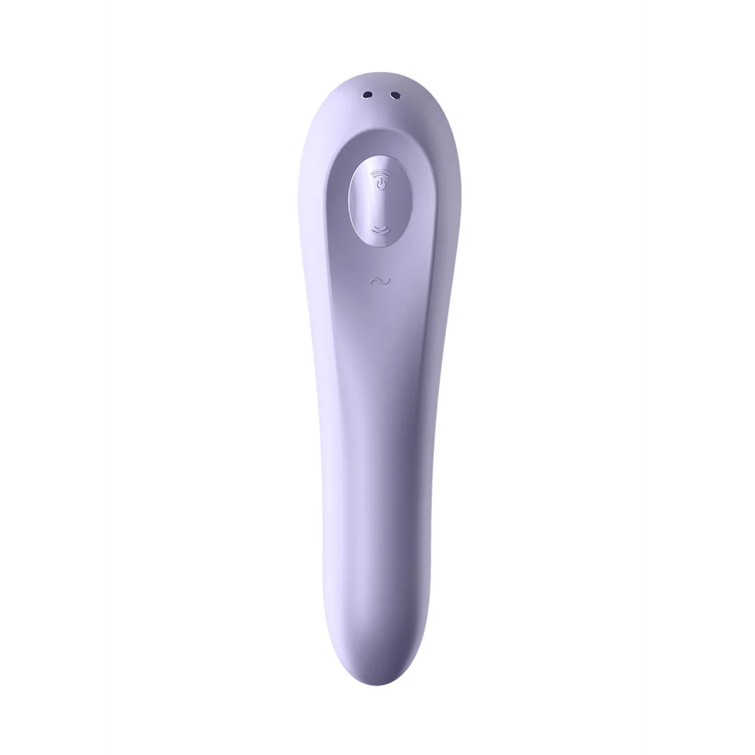 Satisfyer Duo vibrator met gebogen ontwerp – Mauve - Afbeelding 3