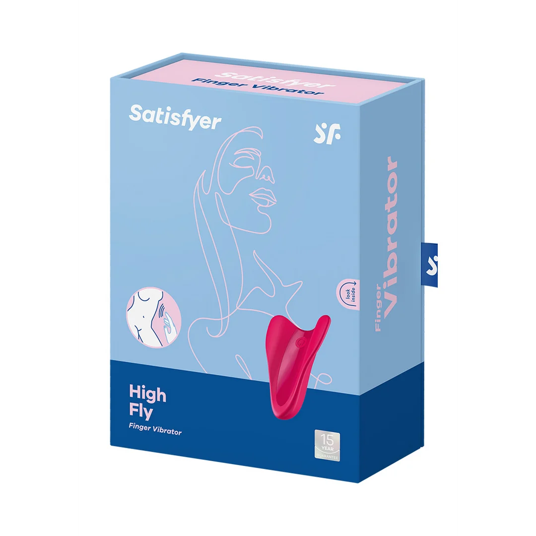 Satisfyer Vingervibrator met magnetische oplaadaansluiting – High Fly - Afbeelding 1