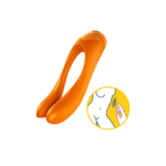 Satisfyer mini vibrator – krachtige motor – Satisfyer Candy Cane oranje - Afbeelding 5