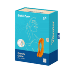 Satisfyer mini vibrator – krachtige motor – Satisfyer Candy Cane oranje