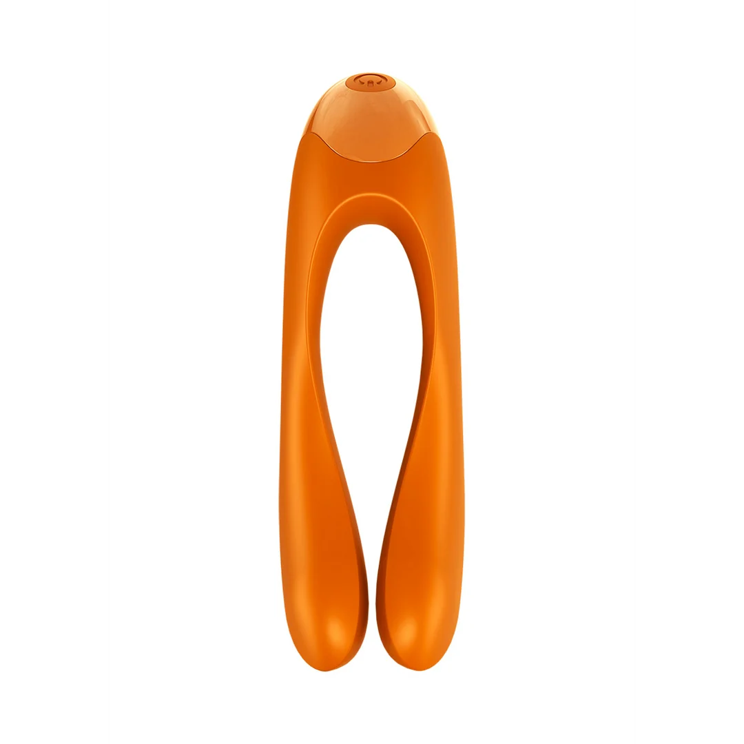Satisfyer Candy Cane, vibromasseur pour doigt orange – Image 2