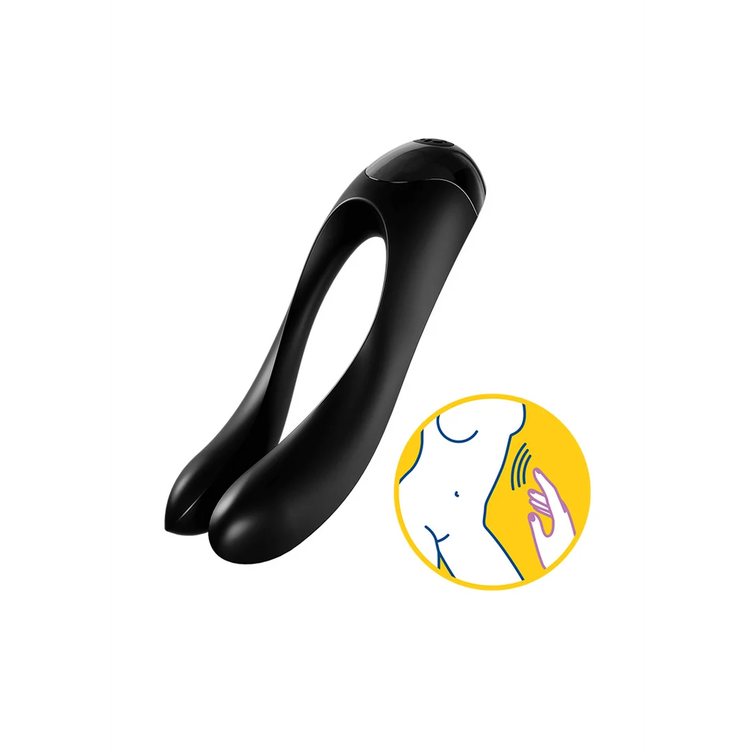 Satisfyer Candy Cane, vibromasseur pour doigt orange – Image 11