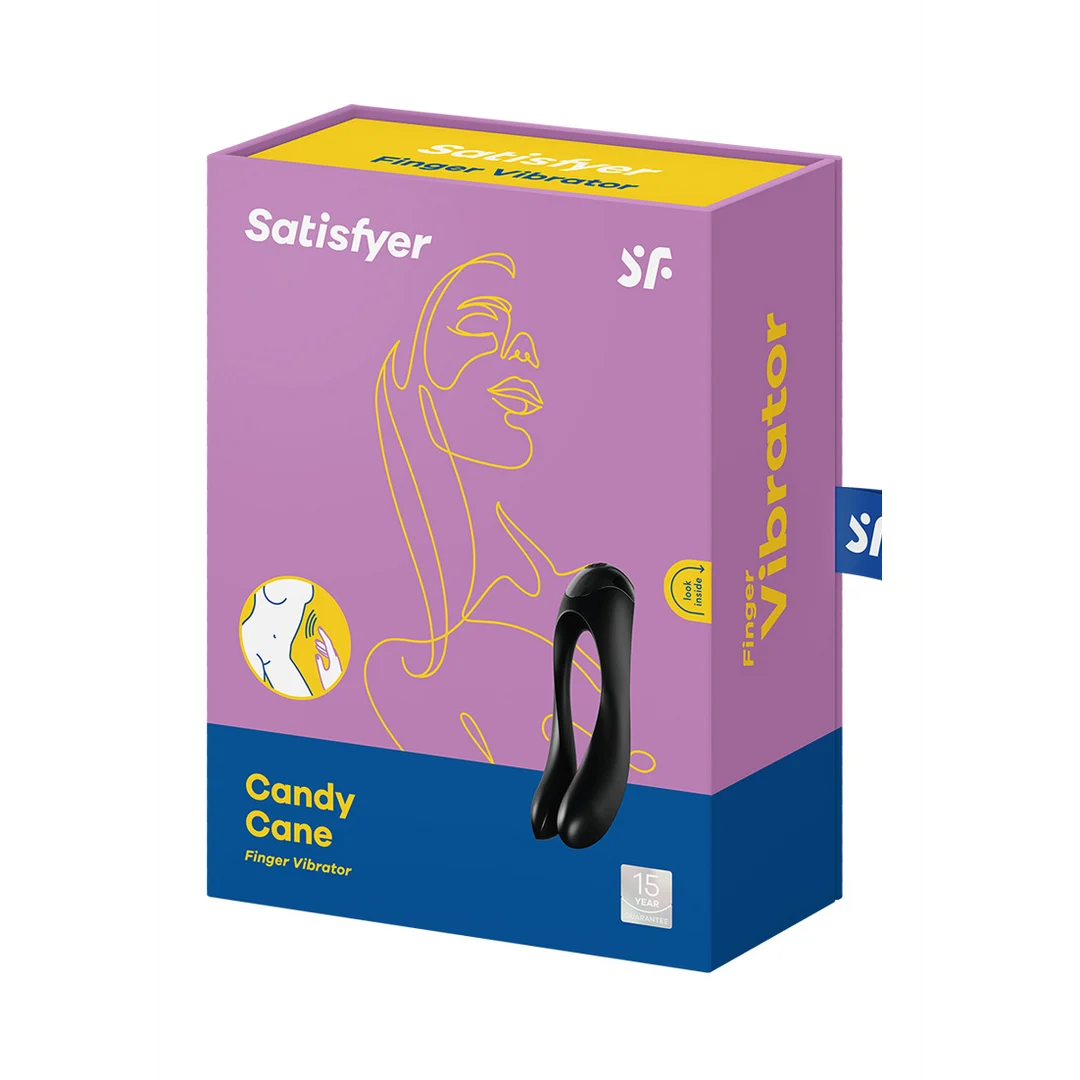 Satisfyer Candy Cane, vibromasseur pour doigt orange – Image 7