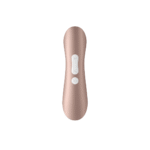 Satisfyer Luchtdruk vibrator met vibratie – Licht Goud - Afbeelding 2