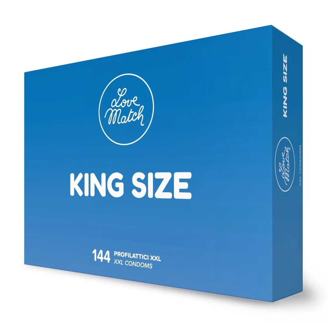 King Size condooms – 144 stuks – Love Match - Afbeelding 1