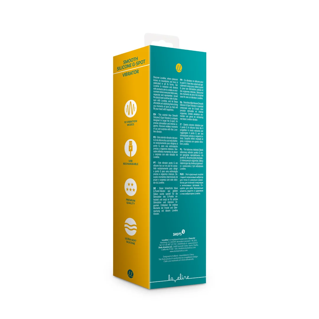 Vibromasseur Loveline en silicone lisse pour le point G – Image 2