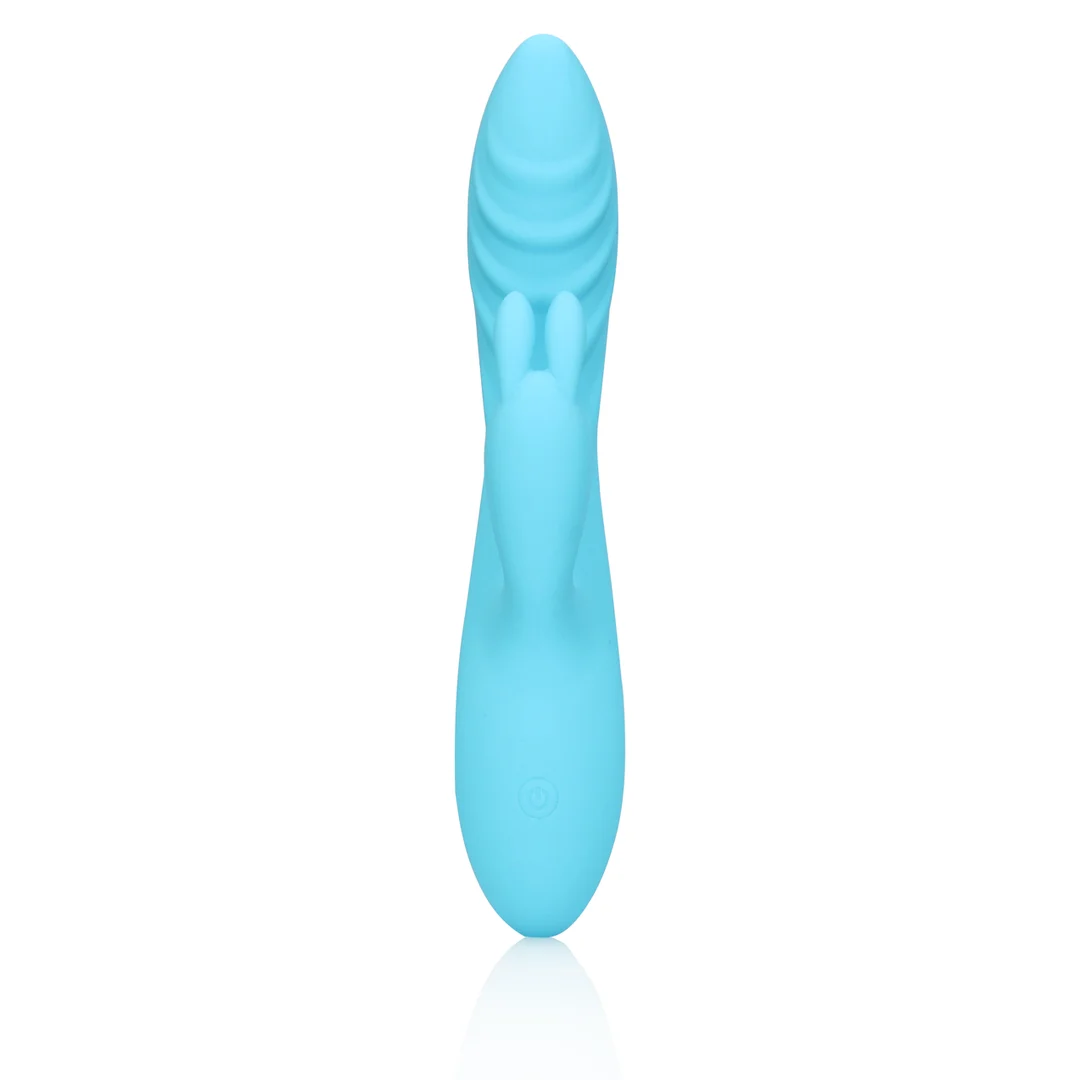 Loveline gerippter Silikon Rabbit Vibrator – Bild 4
