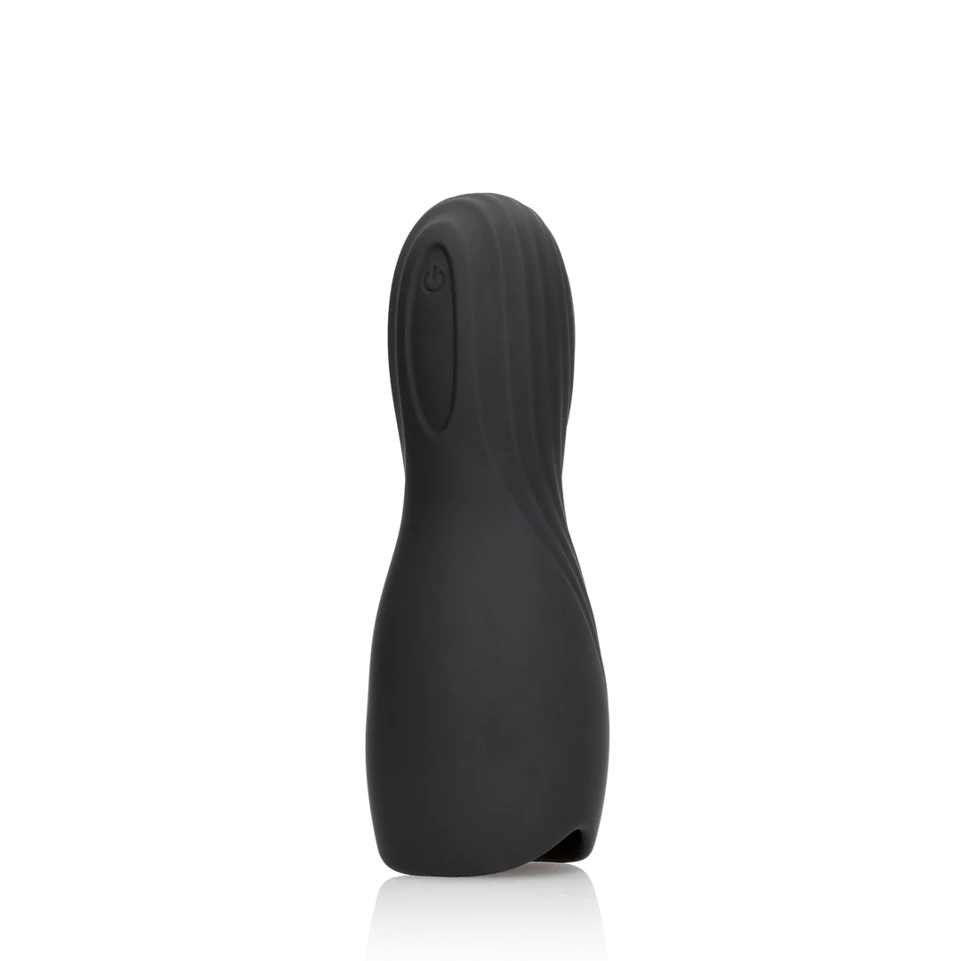 Manchon masturbateur vibrant Loveline Lakritz Noir – Image 6