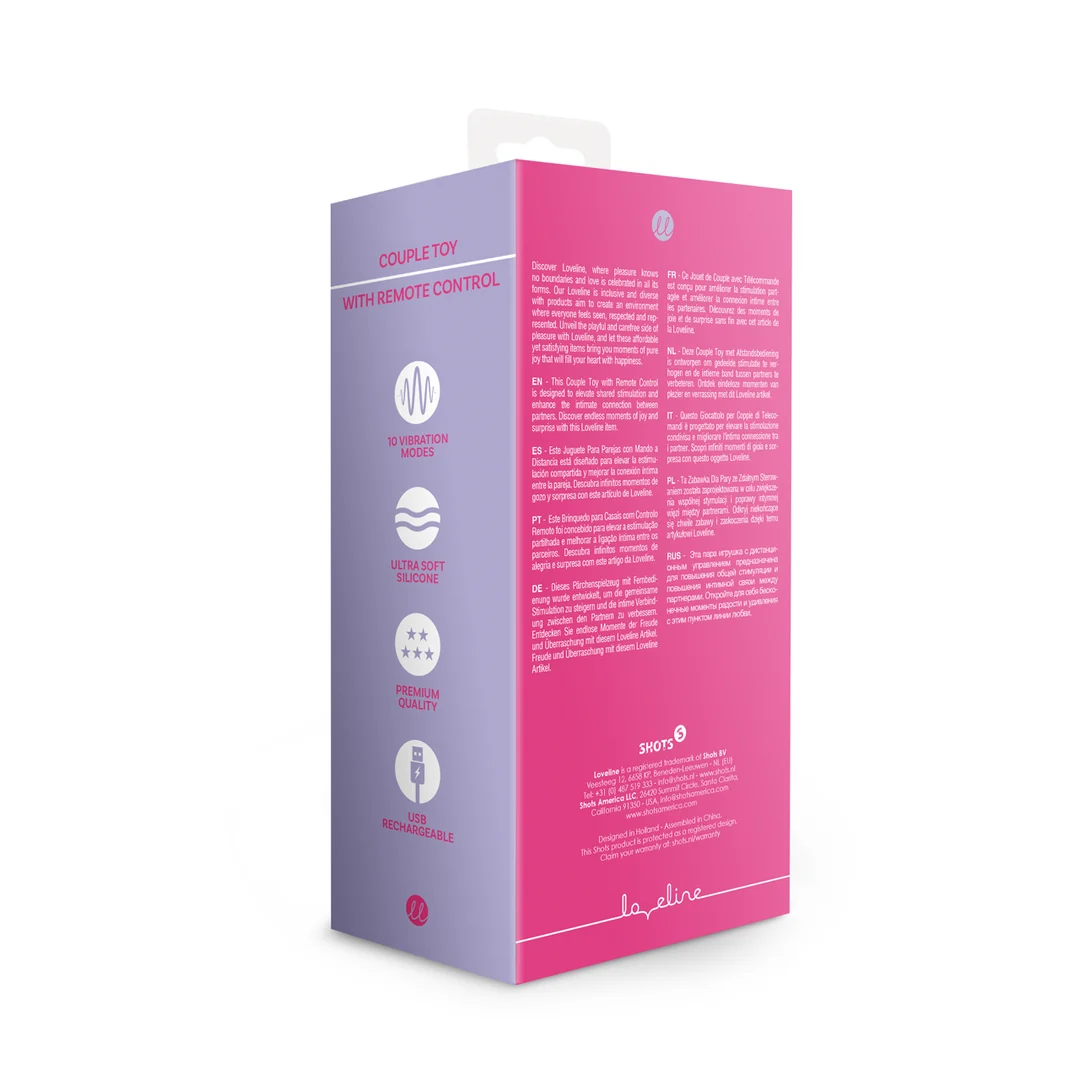 Jouet pour couples Loveline avec télécommande – Image 2
