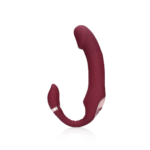 strapless vibrator – buigbaar ontwerp voor samen plezier – Loveline Merlot Druif Loveline by Shots - Afbeelding 5