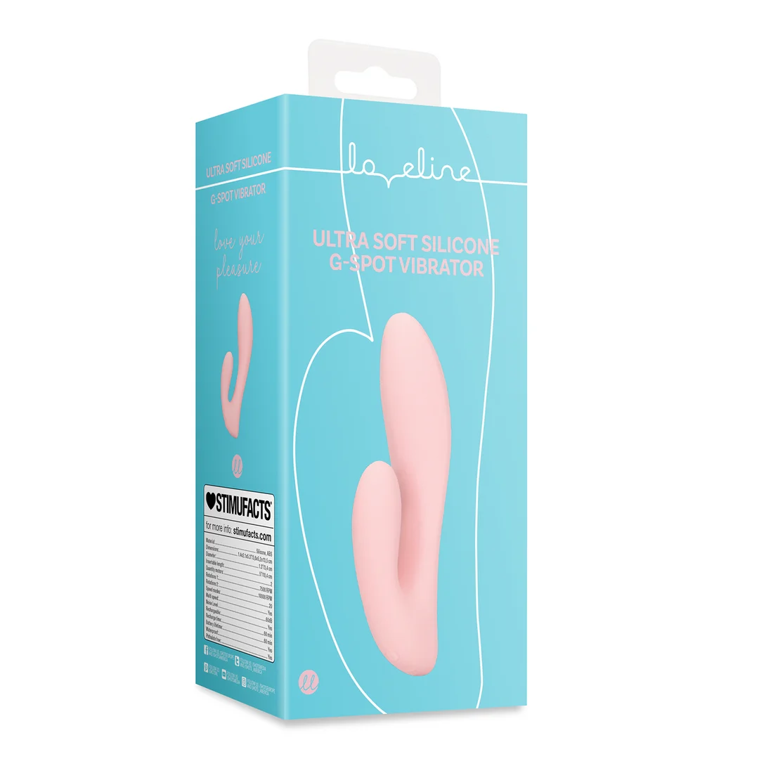 Loveline Ultra Soft Silicone, vibromasseur pour le point G – Image 1