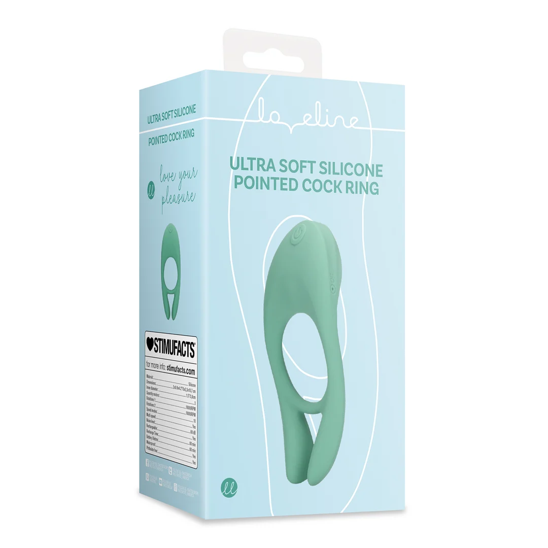 LOVE068GRN-2 Anel peniano de silicone ultramacio Loveline - Image 1