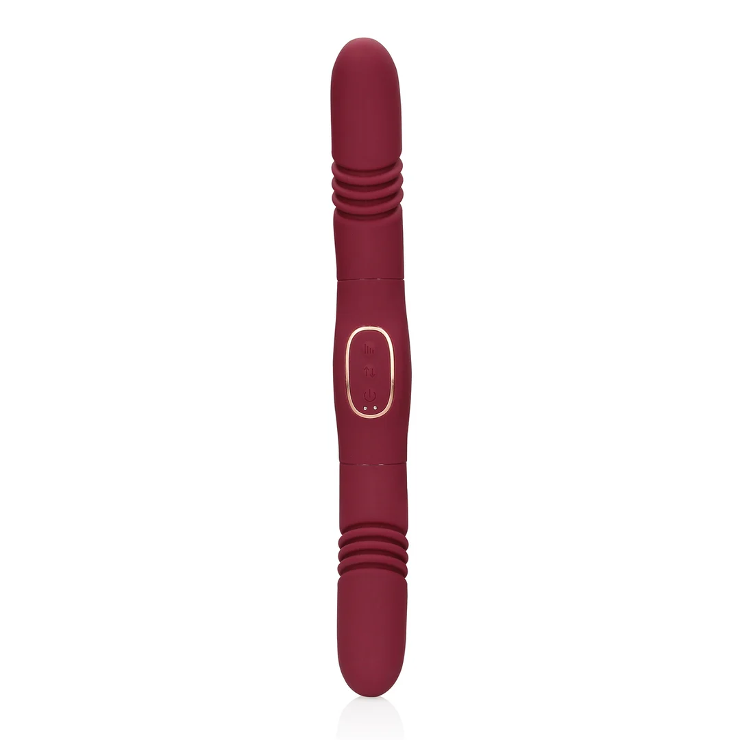 Anaal vibrator met dubbelzijdige stimulatie – Merlot Druif - Tester - Afbeelding 9