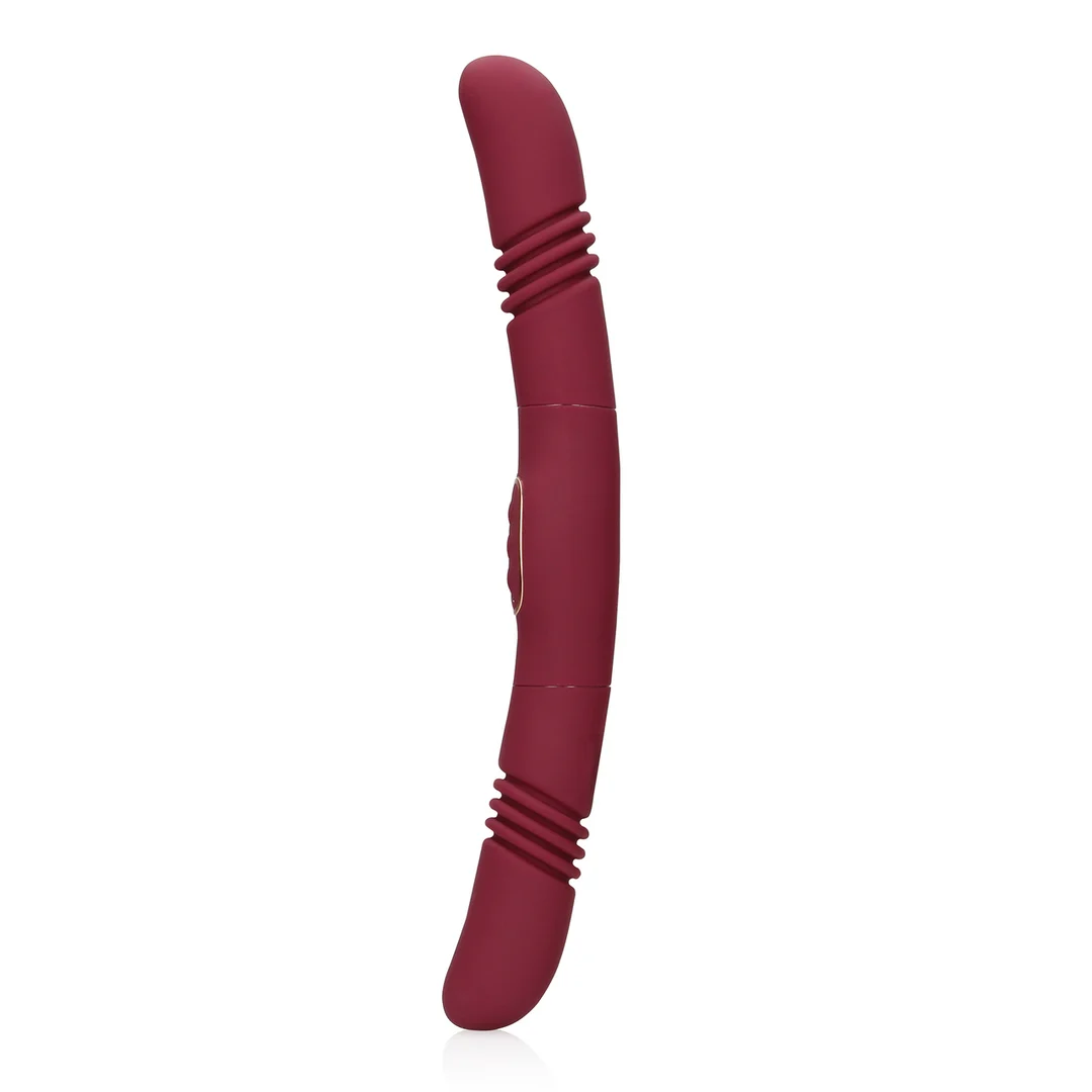 Anaal vibrator met dubbelzijdige stimulatie – Merlot Druif - Tester - Afbeelding 10