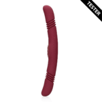 Anaal vibrator met dubbelzijdige stimulatie – Merlot Druif - Tester - Afbeelding 2