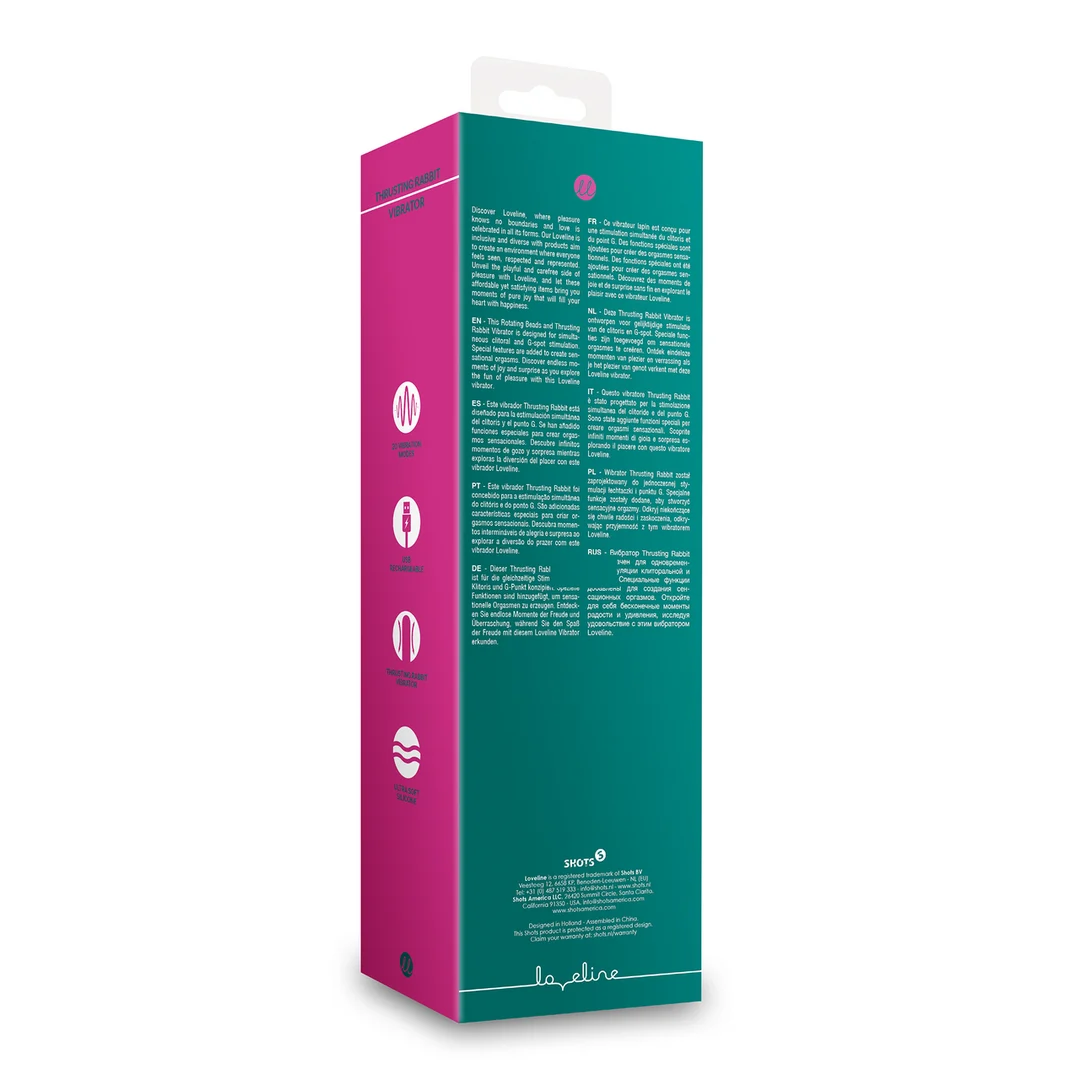 Loveline Stoßender Rabbit Vibrator Ancient Sea – Bild 2