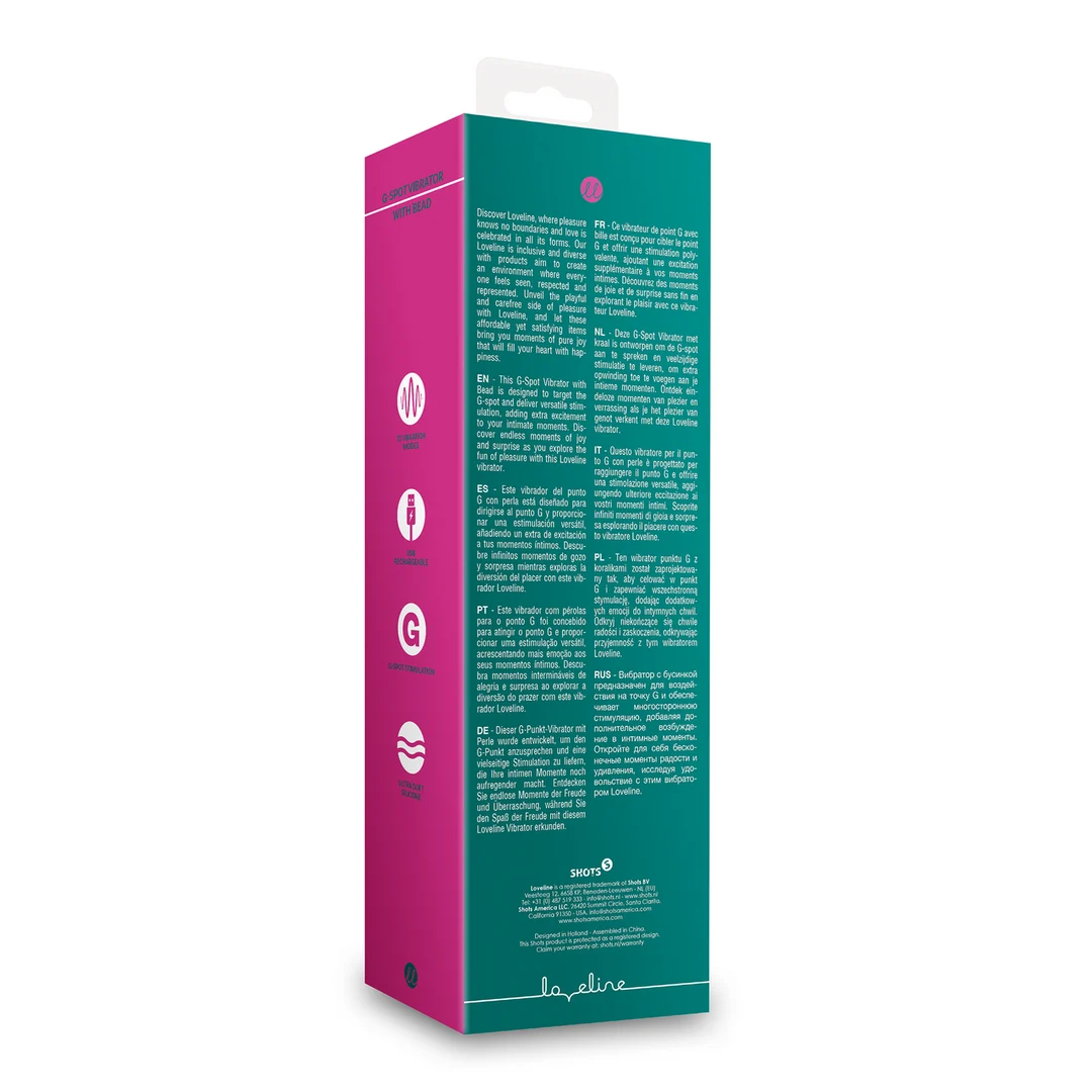Vibromasseur point G Loveline avec perle – Image 2