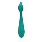 G-spot vibrator met parels – Blauw Groen Loveline by Shots - Afbeelding 4