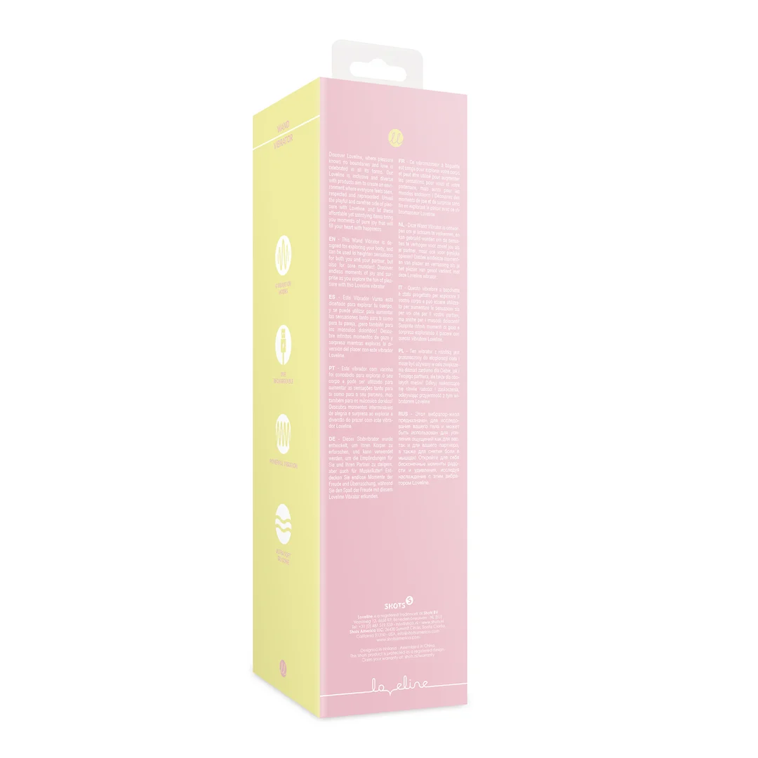 Wand vibrant Loveline rose – Image 2