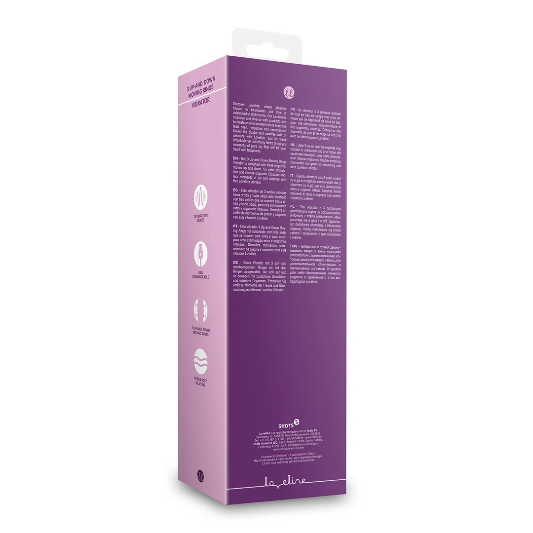Vibrator met meer dan 10 standen – Tester (naam) Loveline by Shots - Afbeelding 8