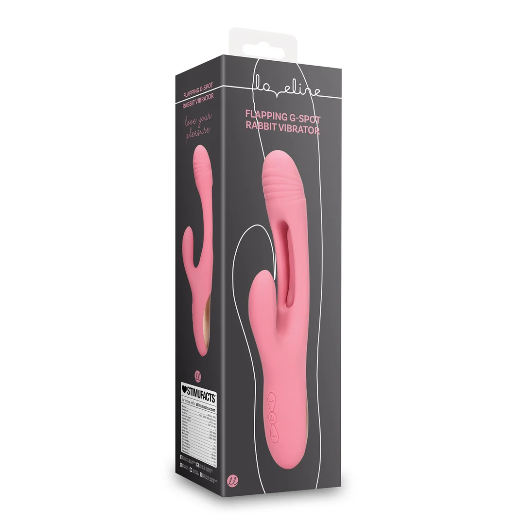 G-spot vibrator met flapperfunctie – Tester Loveline by Shots - Afbeelding 7