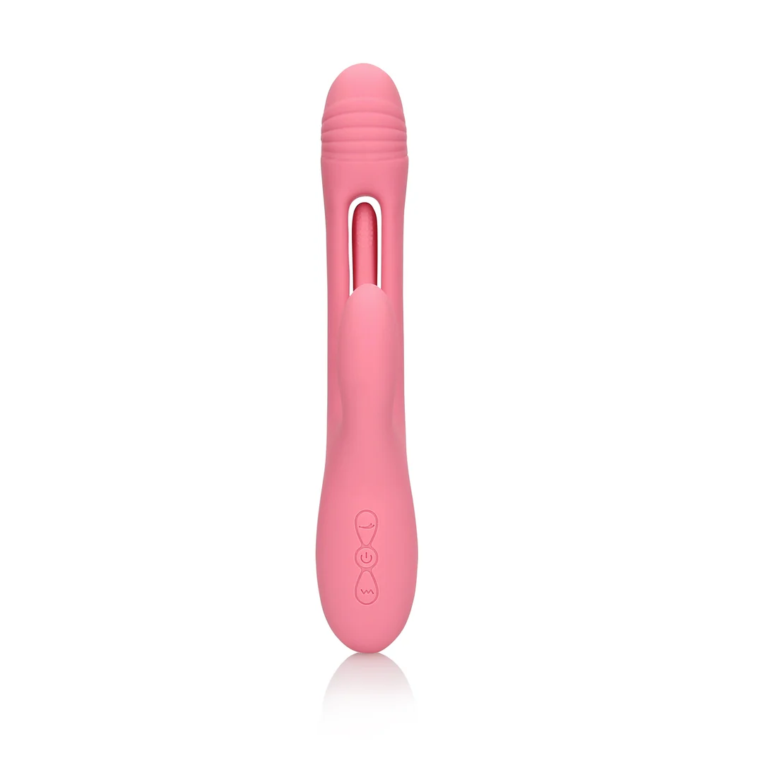 G-spot vibrator met flapperfunctie – Tester Loveline by Shots - Afbeelding 10