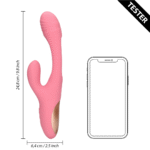 G-spot vibrator met flapperfunctie – Tester Loveline by Shots - Afbeelding 5