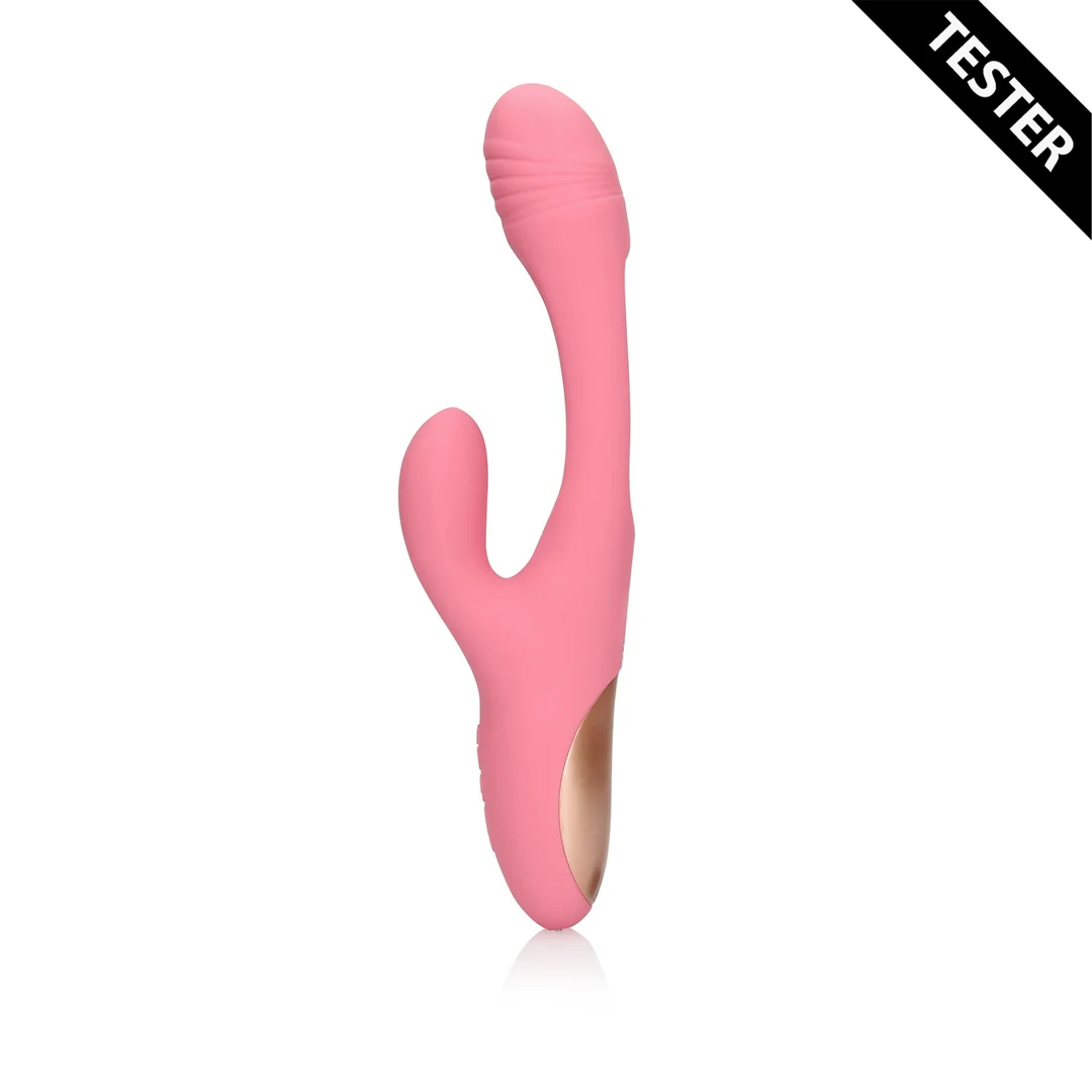 G-spot vibrator met flapperfunctie – Tester Loveline by Shots - Afbeelding 2