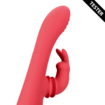 rabbit vibrator – swinging functie – Loveline by Shots Brighto Rood Loveline by Shots - Afbeelding 3