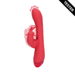 rabbit vibrator – swinging functie – Loveline by Shots Brighto Rood Loveline by Shots - Afbeelding 6