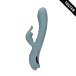 Duo vibrator met fingering motion functie – Tester Loveline by Shots - Afbeelding 2