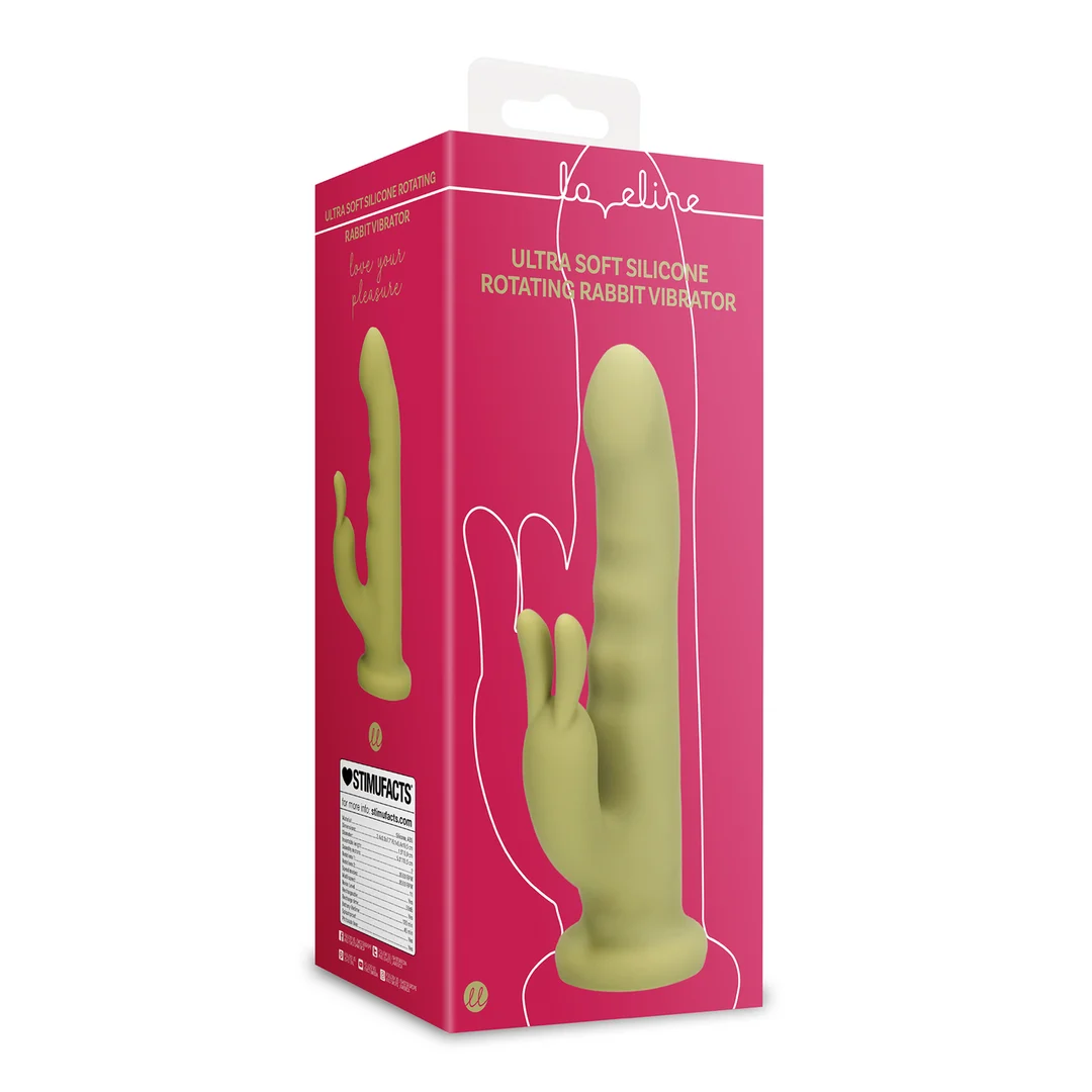 Loveline by Shots Ultra weicher Silikon Rabbitvibrator mit Rotation – Bild 1
