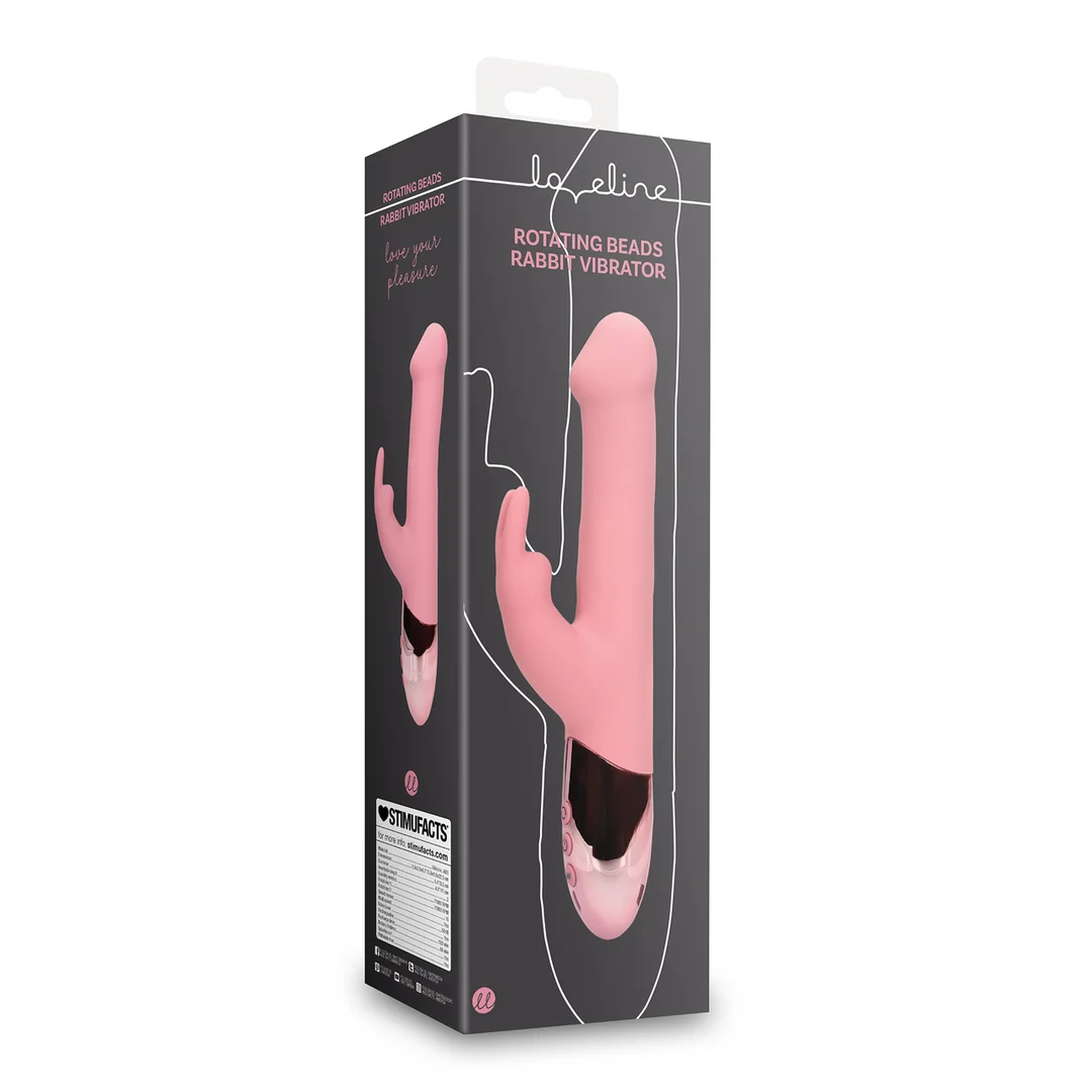 G-spot vibrator met roterende kralen – Tester (naam) Loveline by Shots - Afbeelding 6