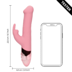 G-spot vibrator met roterende kralen – Tester (naam) Loveline by Shots - Afbeelding 4