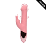 G-spot vibrator met roterende kralen – Tester (naam) Loveline by Shots - Afbeelding 5
