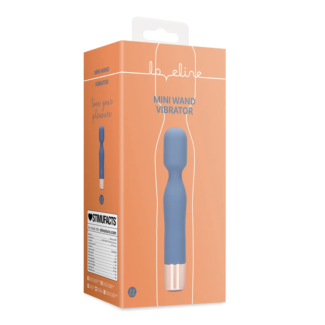 Loveline Mini Wand Vibrateur Blue Horizon – Image 1