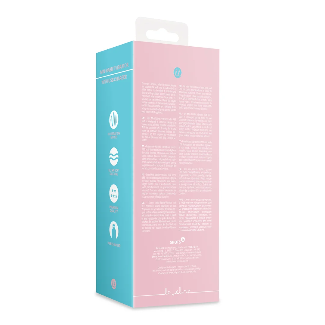 Loveline Mini Rabbit Vibrator – Image 2